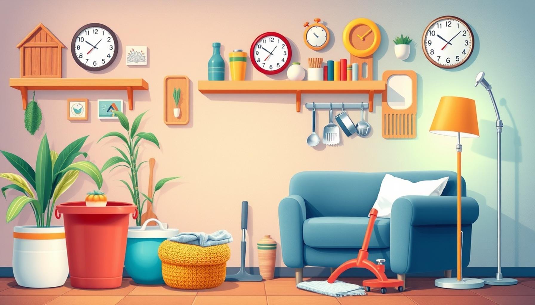 Tools and apps that help with time management for house cleaning and maintenance