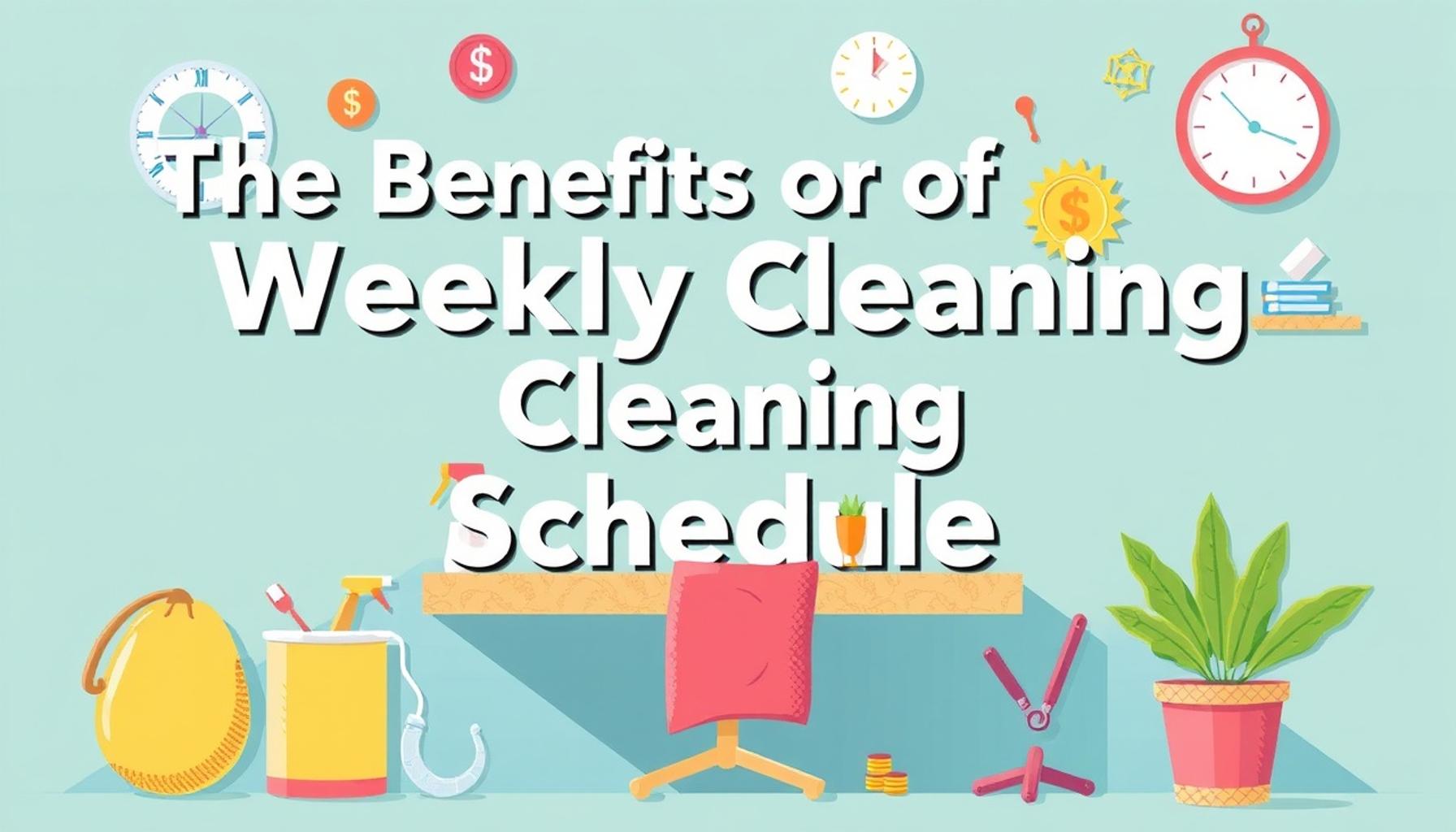 The Benefits of a Weekly Cleaning Schedule: Maximizing Efficiency and Minimizing Stress
