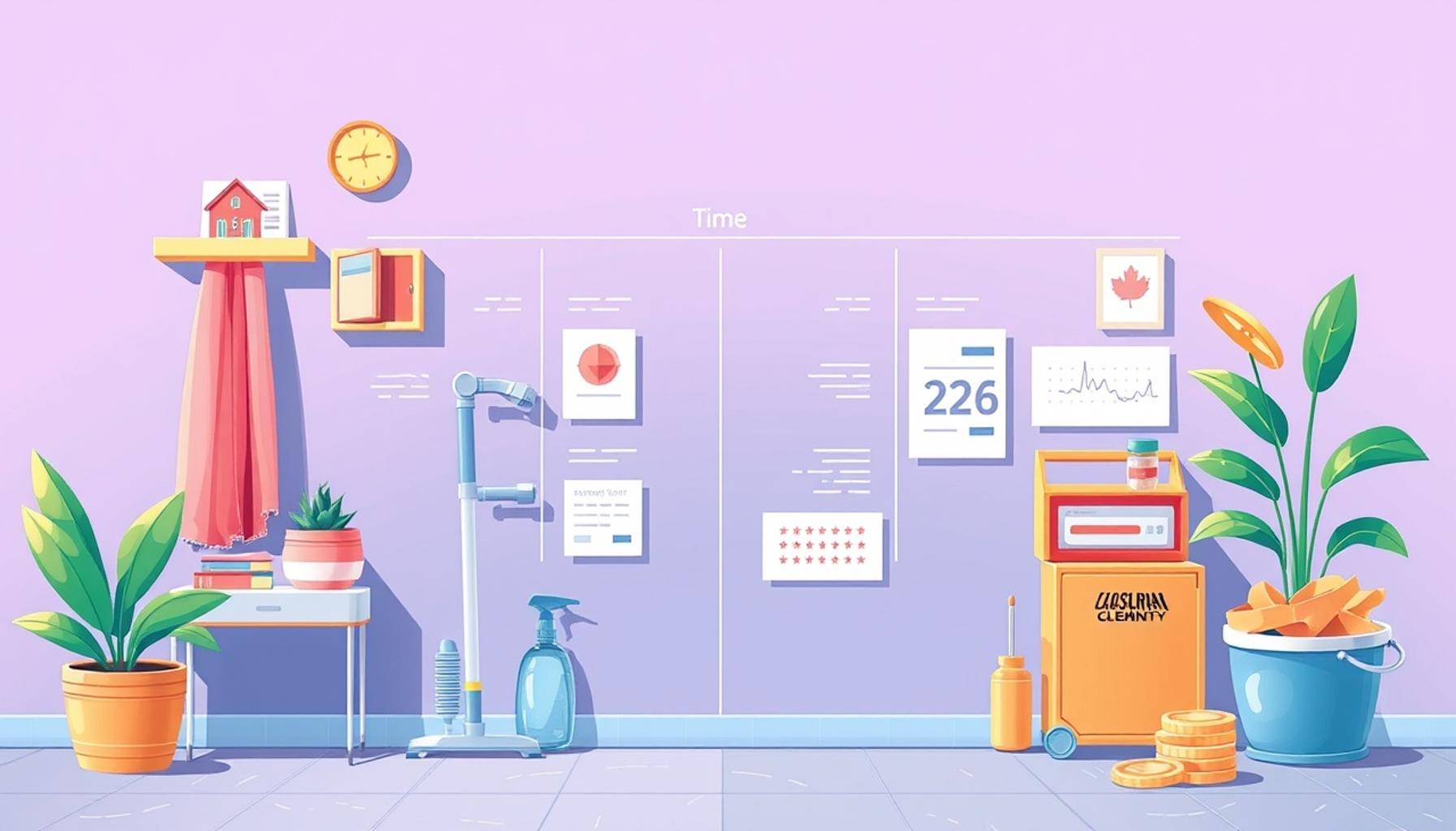 How to Create an Efficient House Cleaning Schedule to Maximize Your Time