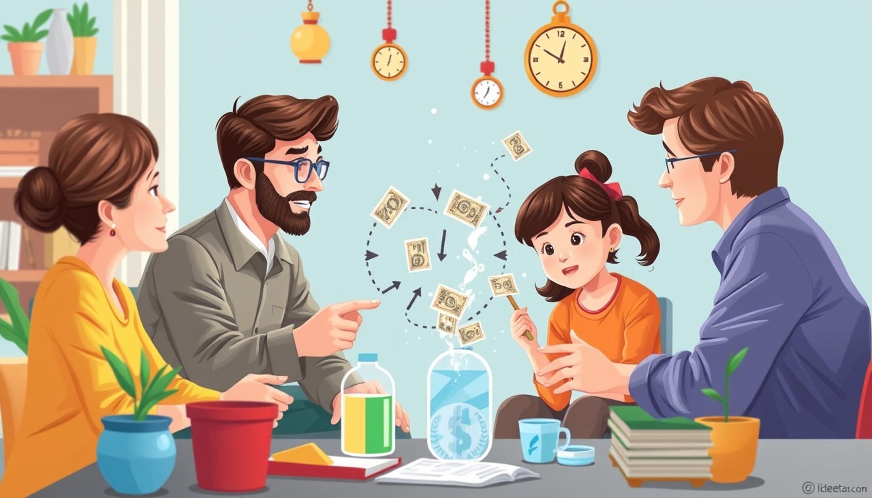 Strategies for dividing cleaning tasks among family members to optimize time