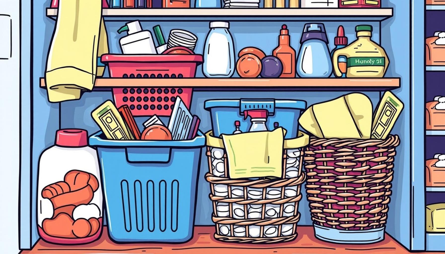 Smart Storage Solutions: How Bins and Baskets Can Simplify Your Cleaning Routine